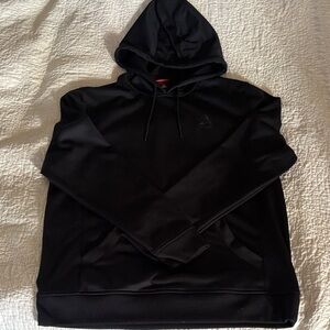 Men’s Black, Lightweight Hoodie - L